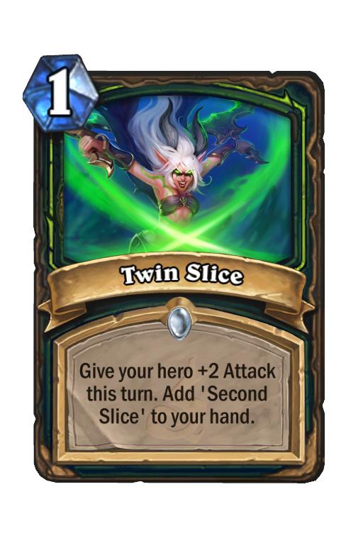Twin Slice Hearthstone kártya