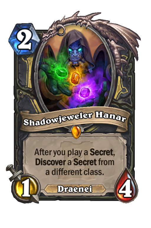 Shadowjeweler Hanar Hearthstone kártya