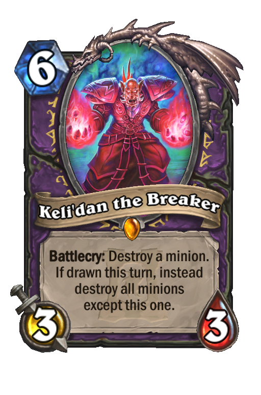 Keli'dan the Breaker Hearthstone kártya