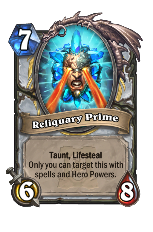 Reliquary Prime Hearthstone kártya