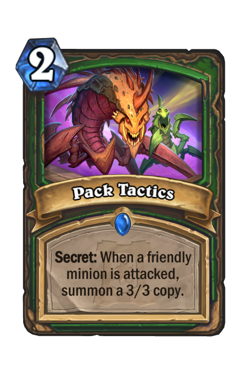 Pack Tactics Hearthstone kártya