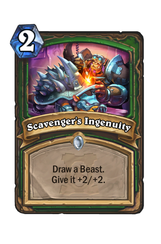 Scavenger's Ingenuity Hearthstone kártya