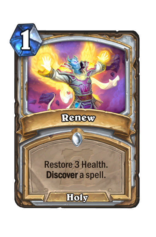 Renew Hearthstone kártya