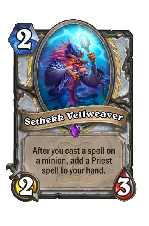 Sethekk Veilweaver Hearthstone kártya