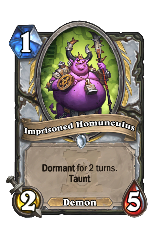 Imprisoned Homunculus Hearthstone kártya