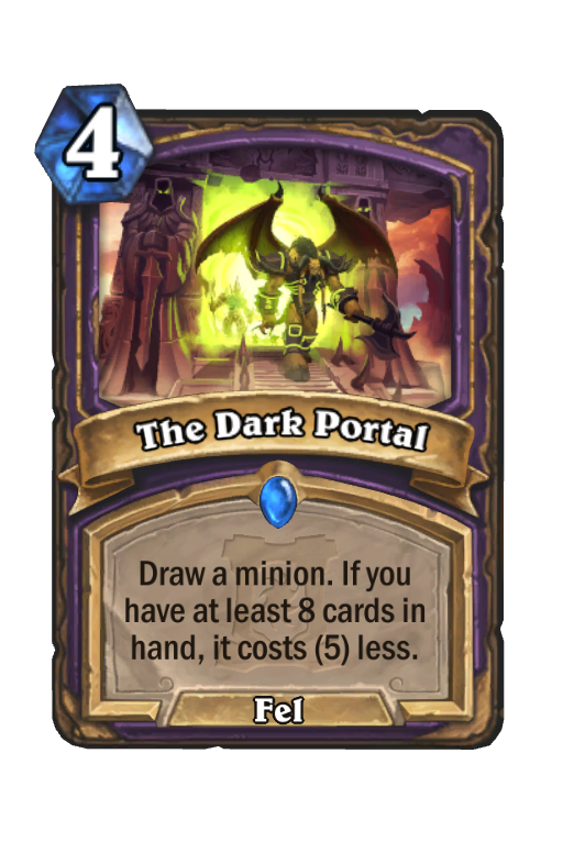 The Dark Portal Hearthstone kártya