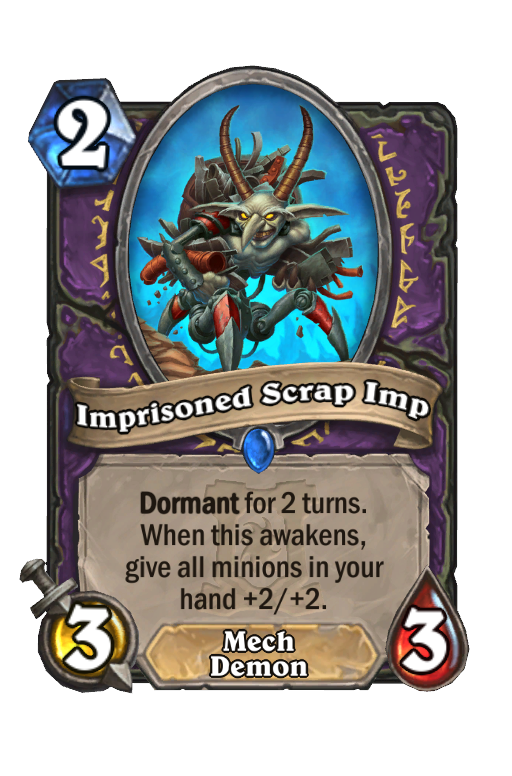 Imprisoned Scrap Imp Hearthstone kártya
