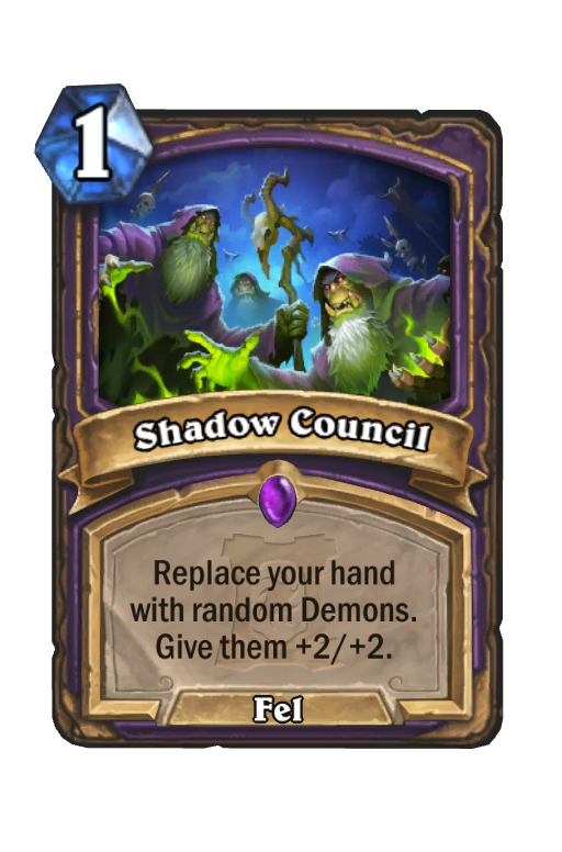 Shadow Council Hearthstone kártya