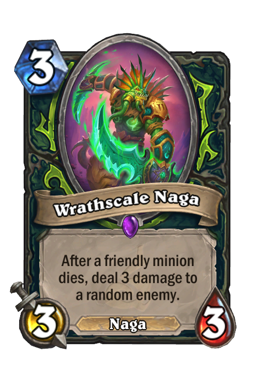 Wrathscale Naga Hearthstone kártya