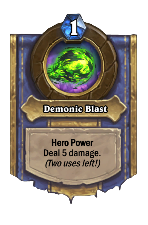Demonic Blast Hearthstone kártya