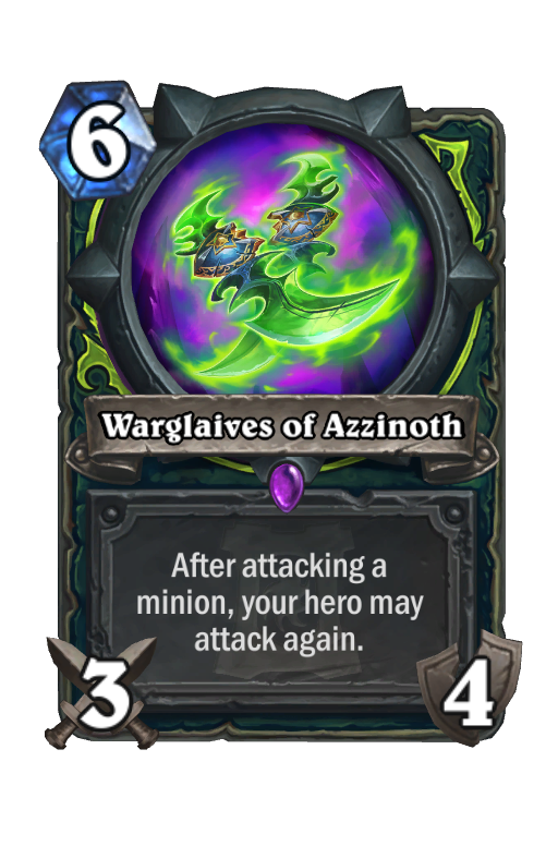 Warglaives of Azzinoth Hearthstone kártya