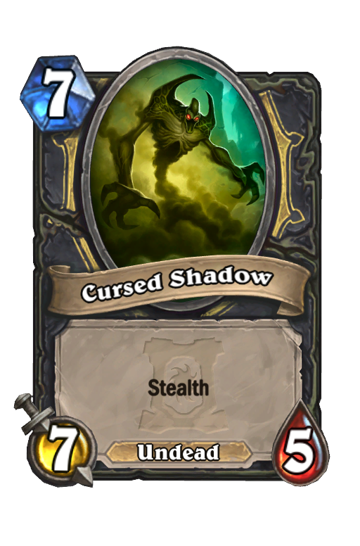 Cursed Shadow Hearthstone kártya