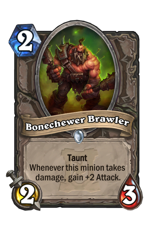 Bonechewer Brawler Hearthstone kártya