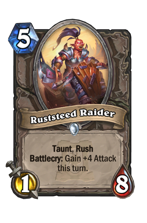 Ruststeed Raider Hearthstone kártya