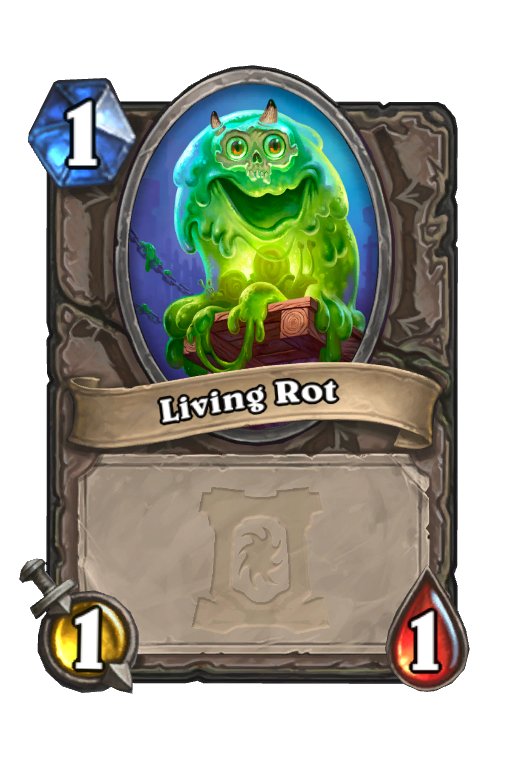 Living Rot Hearthstone kártya