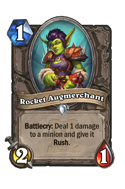 Rocket Augmerchant Hearthstone kártya
