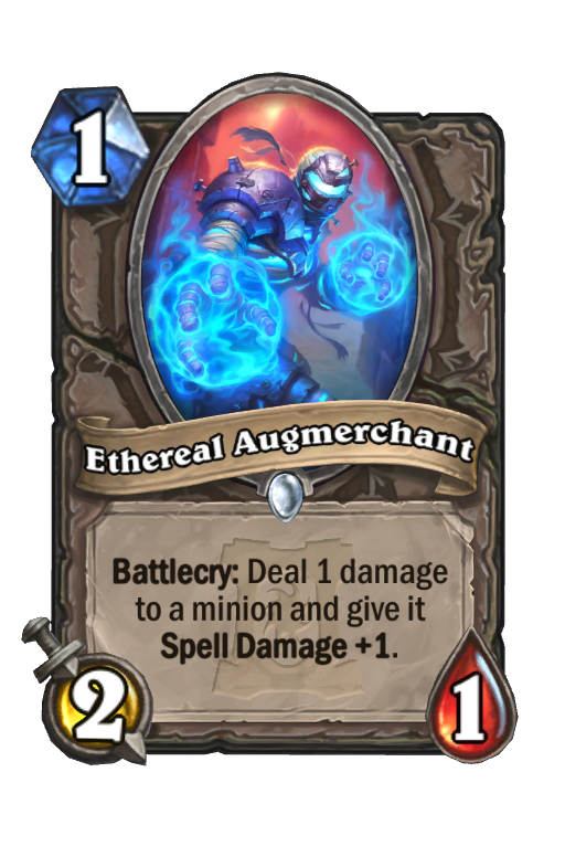 Ethereal Augmerchant Hearthstone kártya