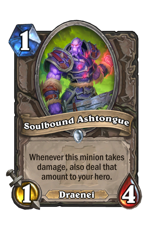 Soulbound Ashtongue Hearthstone kártya