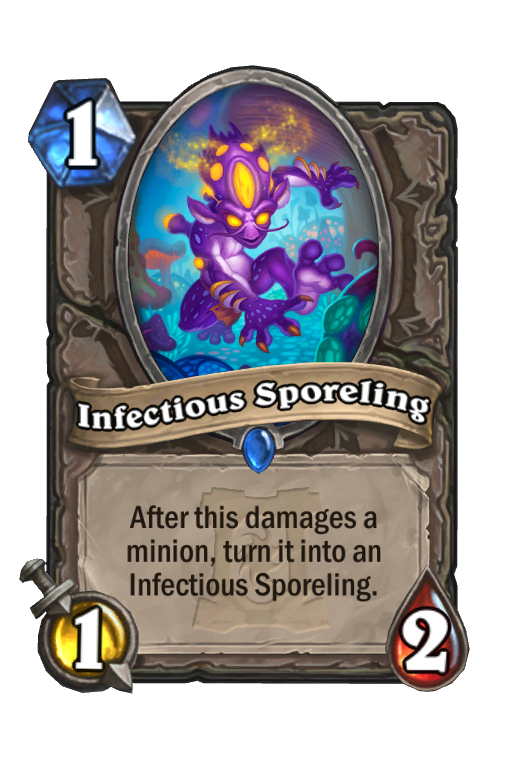 Infectious Sporeling Hearthstone kártya