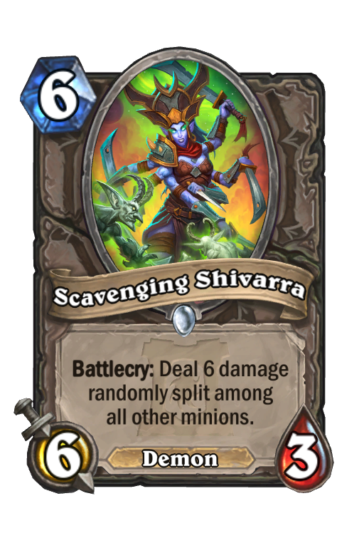 Scavenging Shivarra Hearthstone kártya
