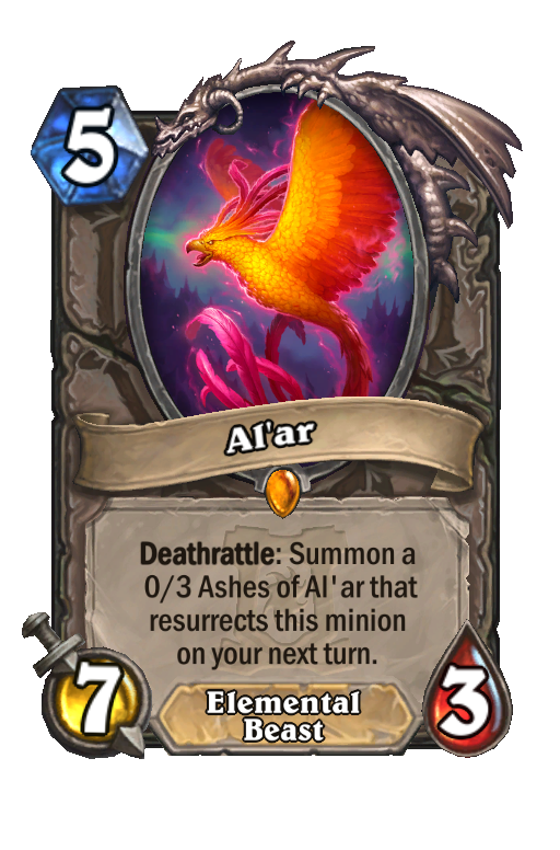 Al'ar Hearthstone kártya