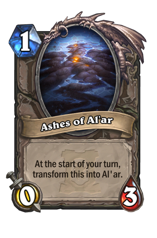 Ashes of Al'ar Hearthstone kártya