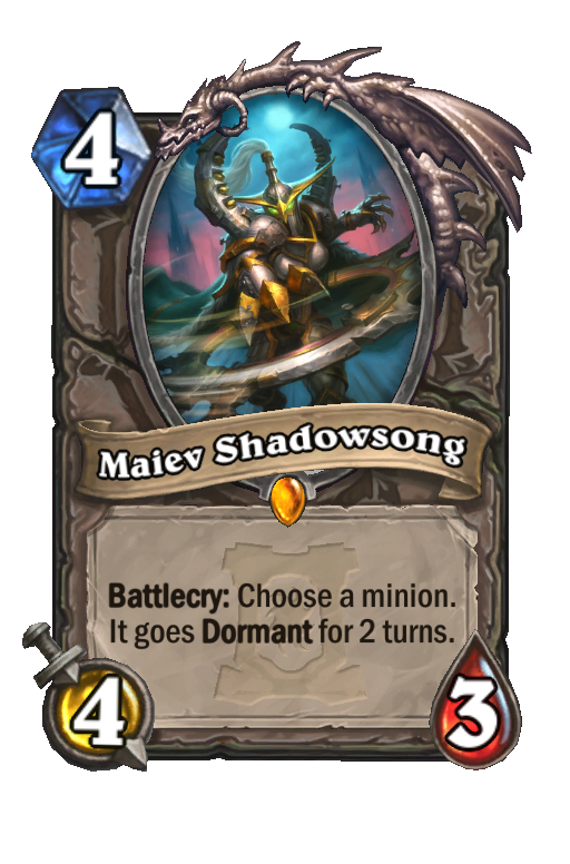 Maiev Shadowsong Hearthstone kártya
