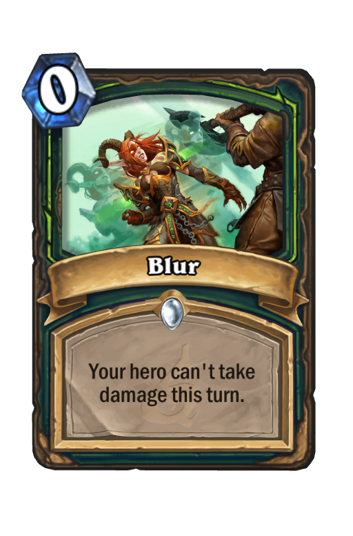 Blur Hearthstone kártya