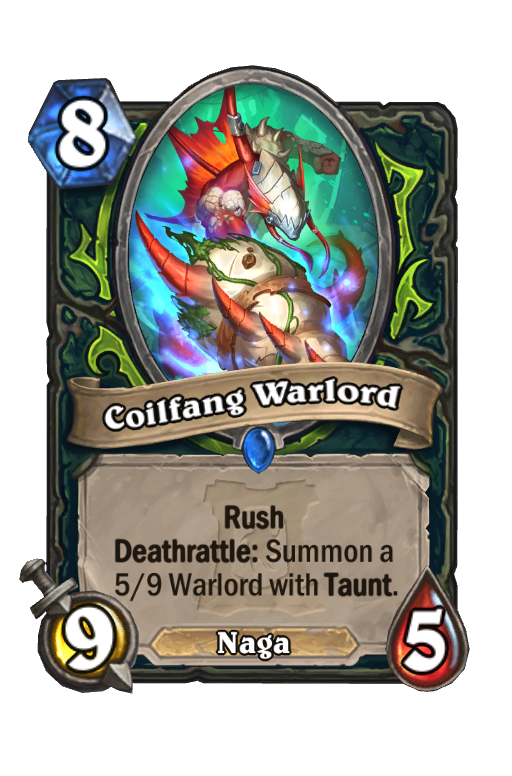 Coilfang Warlord Hearthstone kártya
