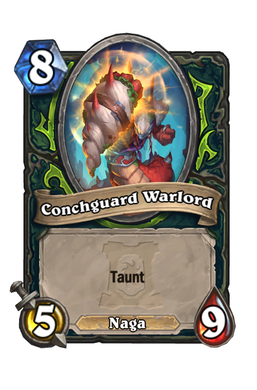 Conchguard Warlord Hearthstone kártya