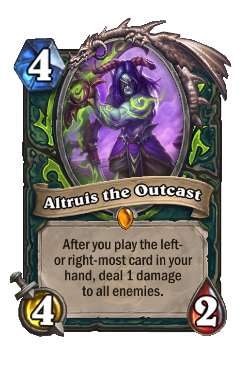 Altruis the Outcast Hearthstone kártya