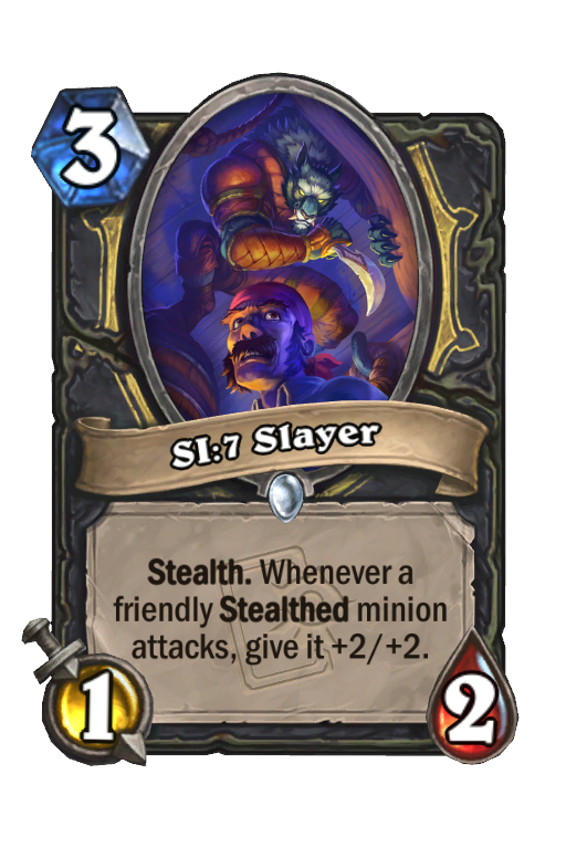 SI:7 Slayer Hearthstone kártya