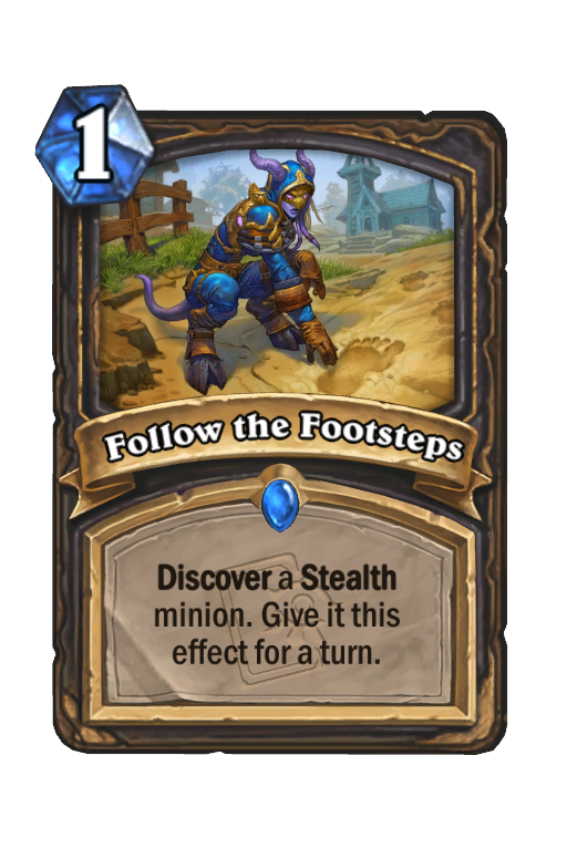 Follow the Footsteps Hearthstone kártya
