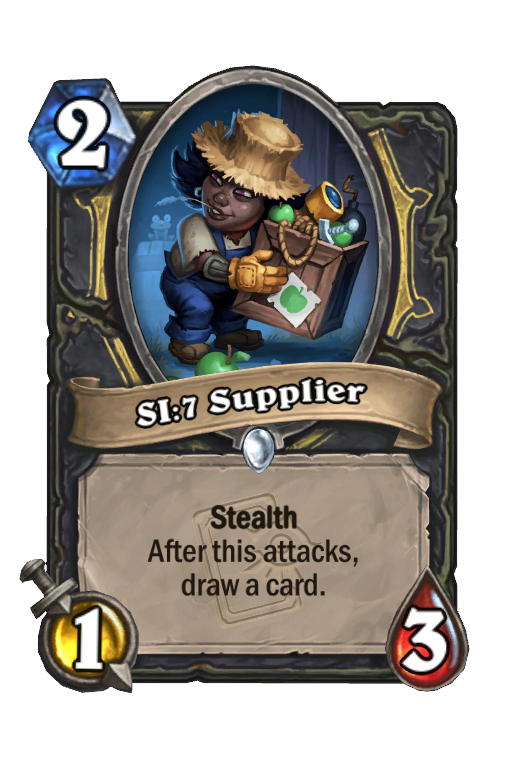 SI:7 Supplier Hearthstone kártya