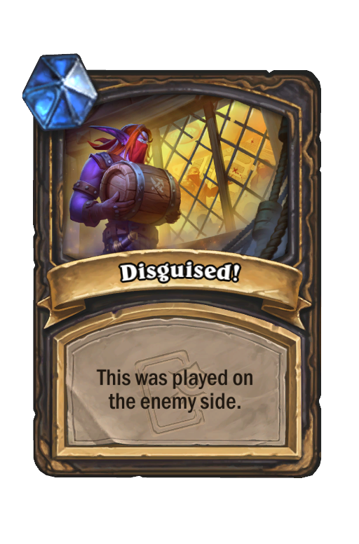 Disguised! Hearthstone kártya