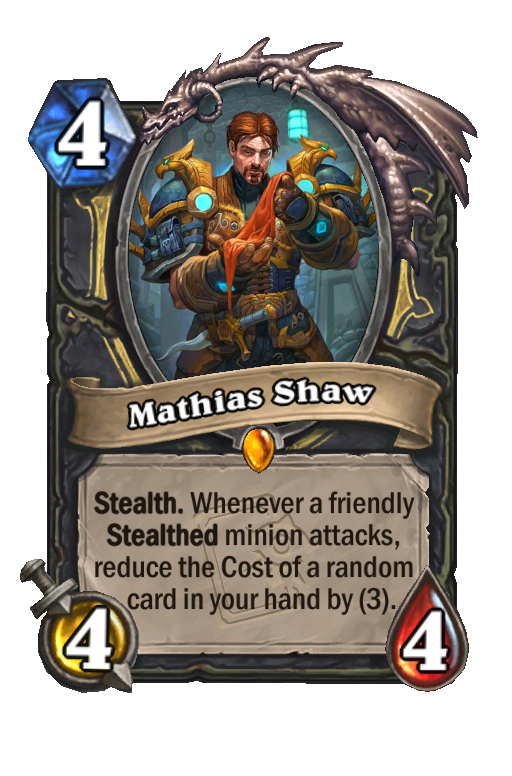 Mathias Shaw Hearthstone kártya