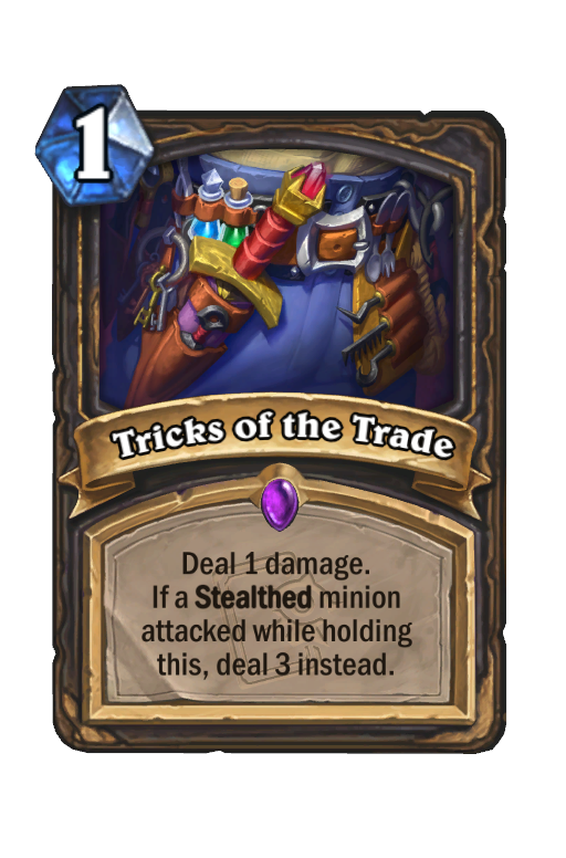 Tricks of the Trade Hearthstone kártya