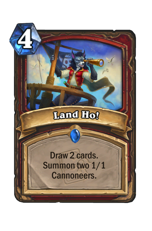 Land Ho! Hearthstone kártya