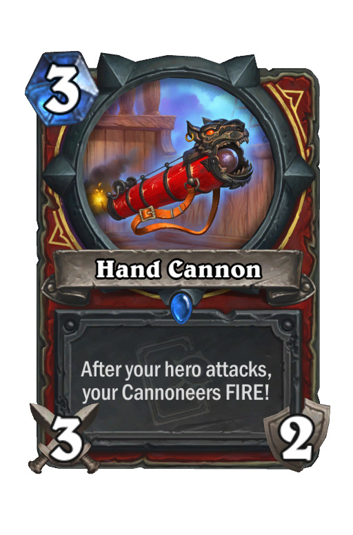 Hand Cannon Hearthstone kártya