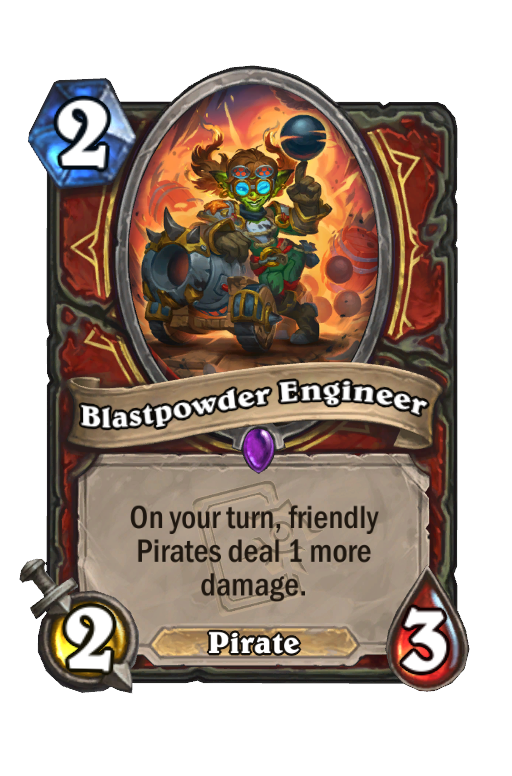 Blastpowder Engineer Hearthstone kártya