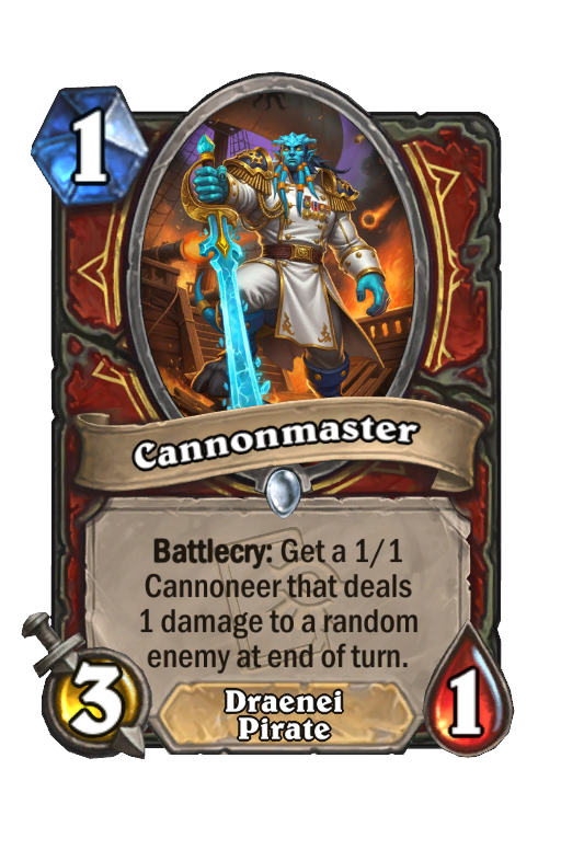 Cannonmaster Hearthstone kártya