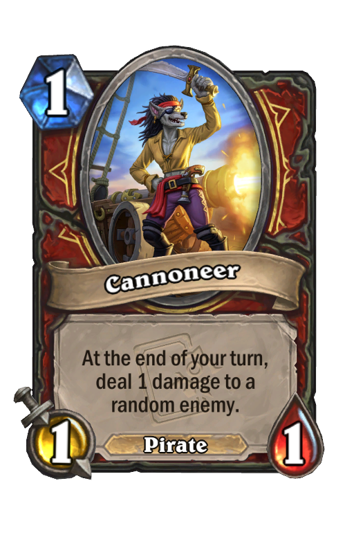 Cannoneer Hearthstone kártya