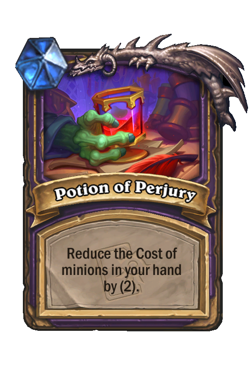 Potion of Perjury Hearthstone kártya