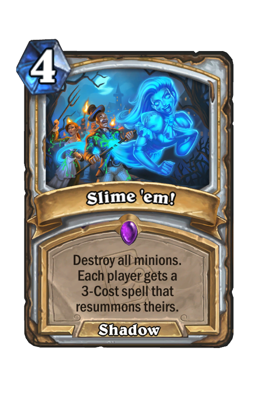 Slime 'em! Hearthstone kártya