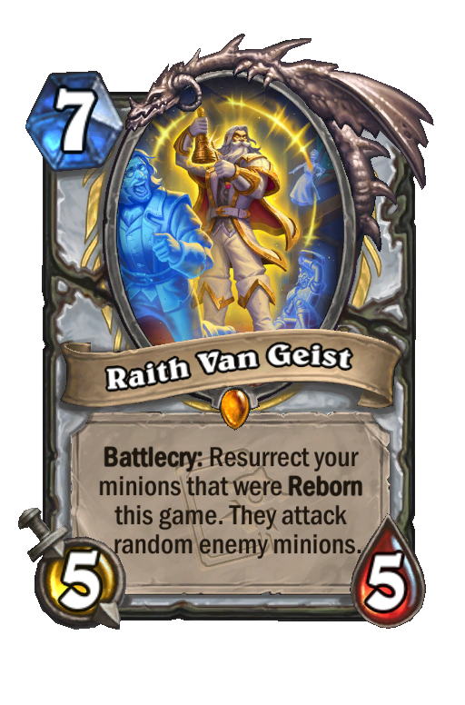 Raith Van Geist Hearthstone kártya