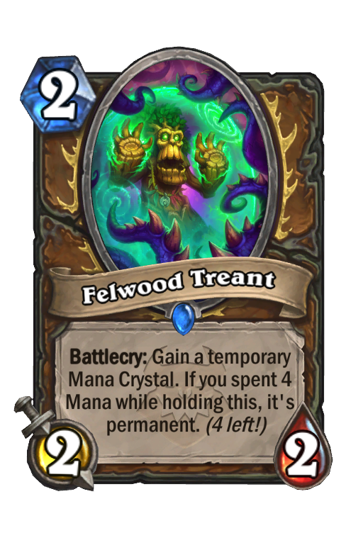 Felwood Treant Hearthstone kártya