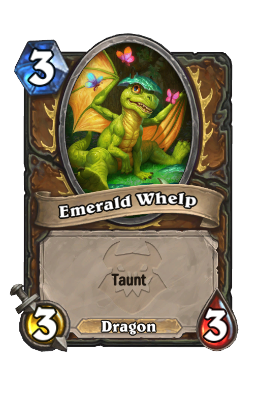 Emerald Whelp Hearthstone kártya