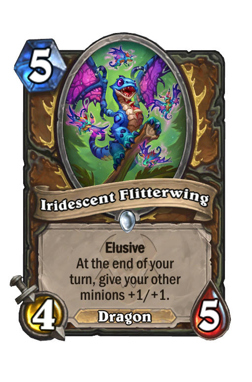 Iridescent Flitterwing Hearthstone kártya