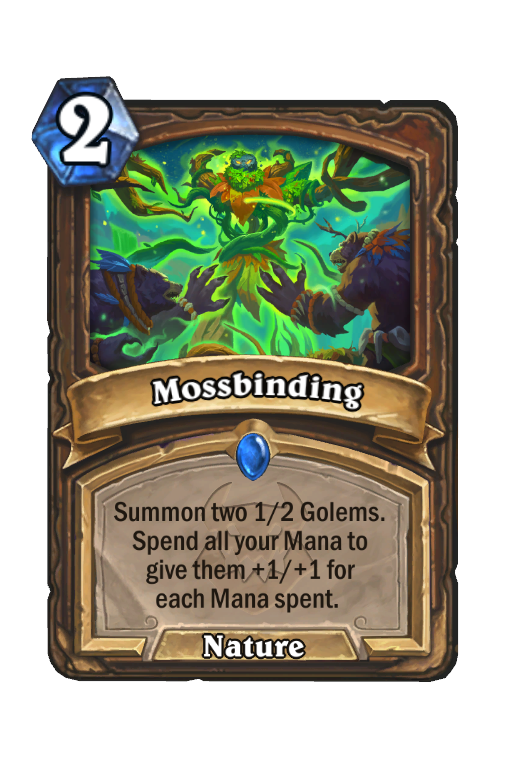 Mossbinding Hearthstone kártya