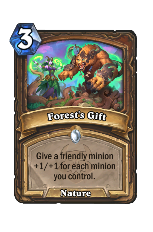 Forest's Gift Hearthstone kártya